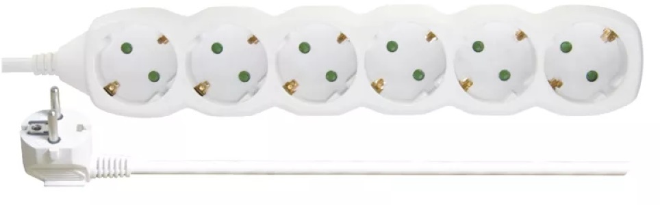 Emos P0622 6 aljzat 2méter 3x1mm2 hosszabbító