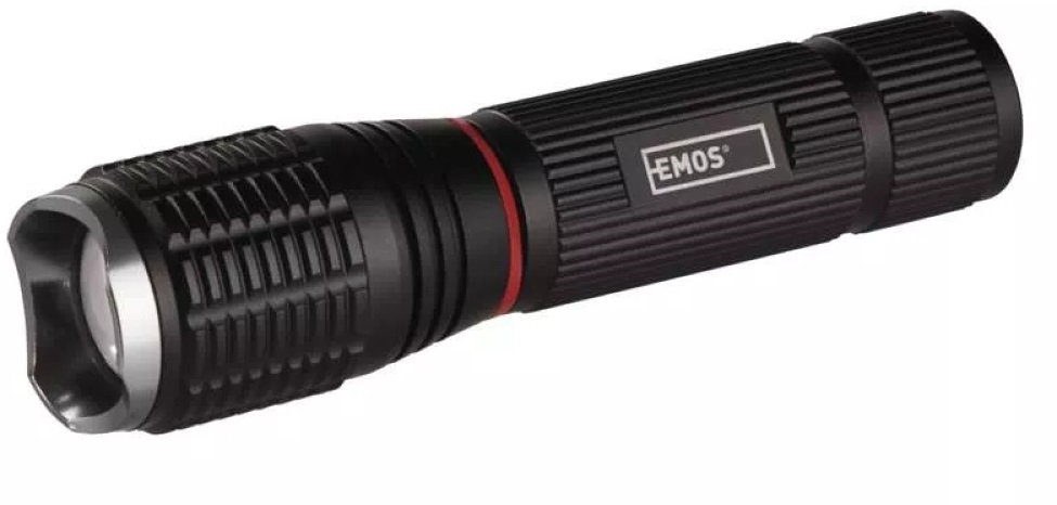 Emos P3111 COB LED 230lm 3xAAA fókuszálható fém elemlámpa