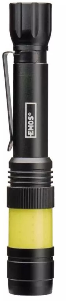 Emos P3112 COB LED 180lm 2xAAA fém elemlámpa
