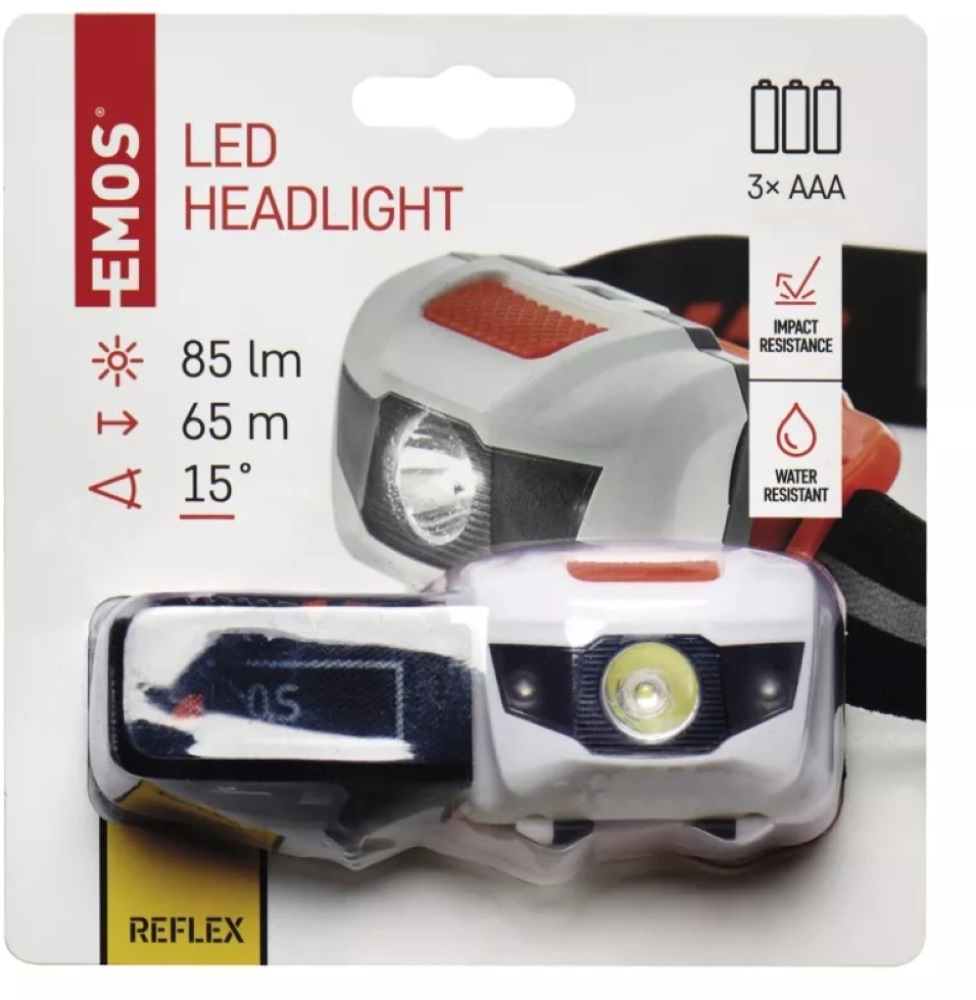 Emos P3521 85lm 3xAAA LED fejlámpa