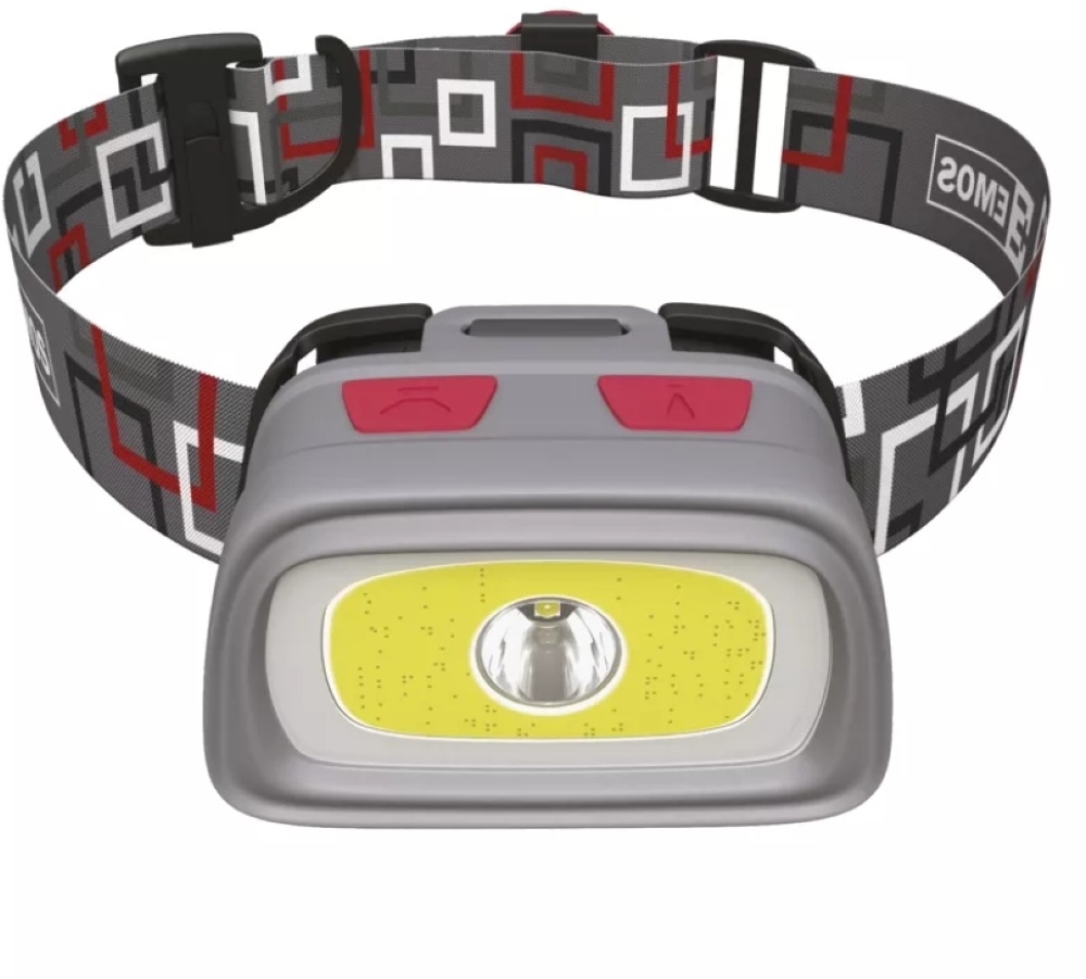 Emos P3531 CREE+COB LED 330lm 3×AAA fejlámpa