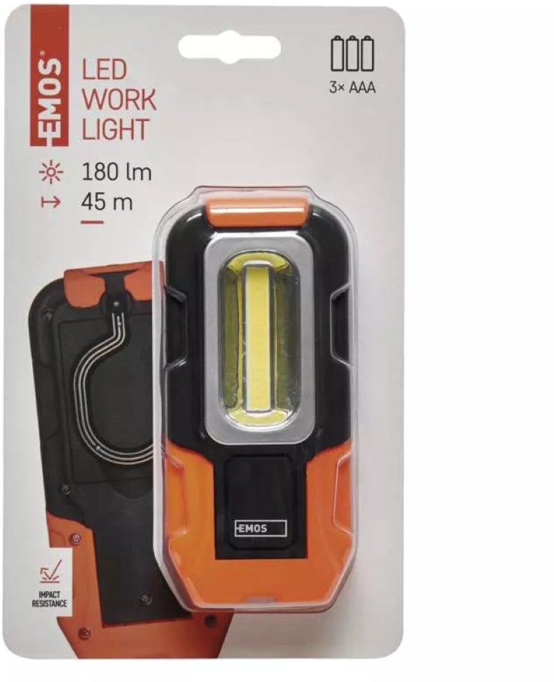 Emos P3888 COB LED 3W 180lm 3xAAA munkalámpa