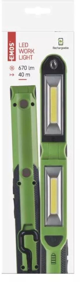 Emos P4535 COB LED 670lm akkumulátoros szerelőlámpa