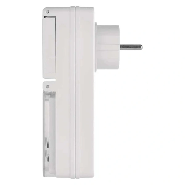 Emos P5525N IP44 kültéri fehér digitális kapcsoló aljzat