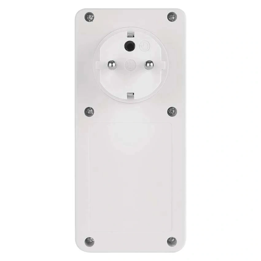 Emos P5525N IP44 kültéri fehér digitális kapcsoló aljzat