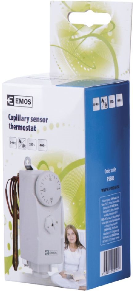 Emos P5682 T80F kapilláris érzékelős csőtermosztát