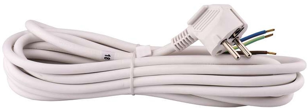 Emos S14325 Flexo 5 méter 3x1,5mm2 fehér szerelhető hálózati kábel