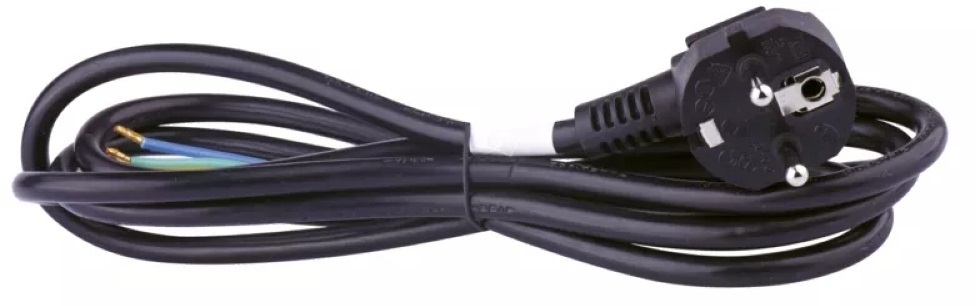 Emos S18372 Flexo 2 méter 3×0,75mm2 fekete szerelhető hálózati kábel