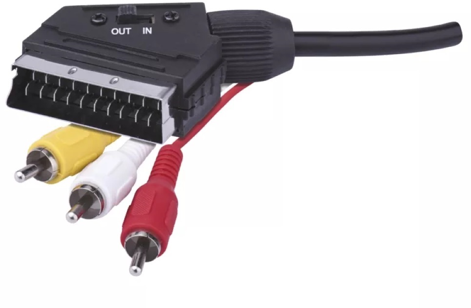Emos SB2101 1,5m Scart - 3xRCA high speed kábel