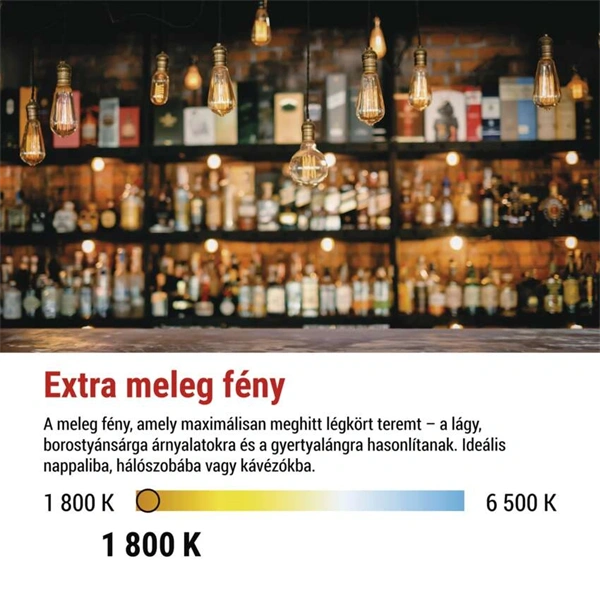 Emos Z55311 LED DECO "SMOKED" A60 4.5W 19W 180lm E27 izzó