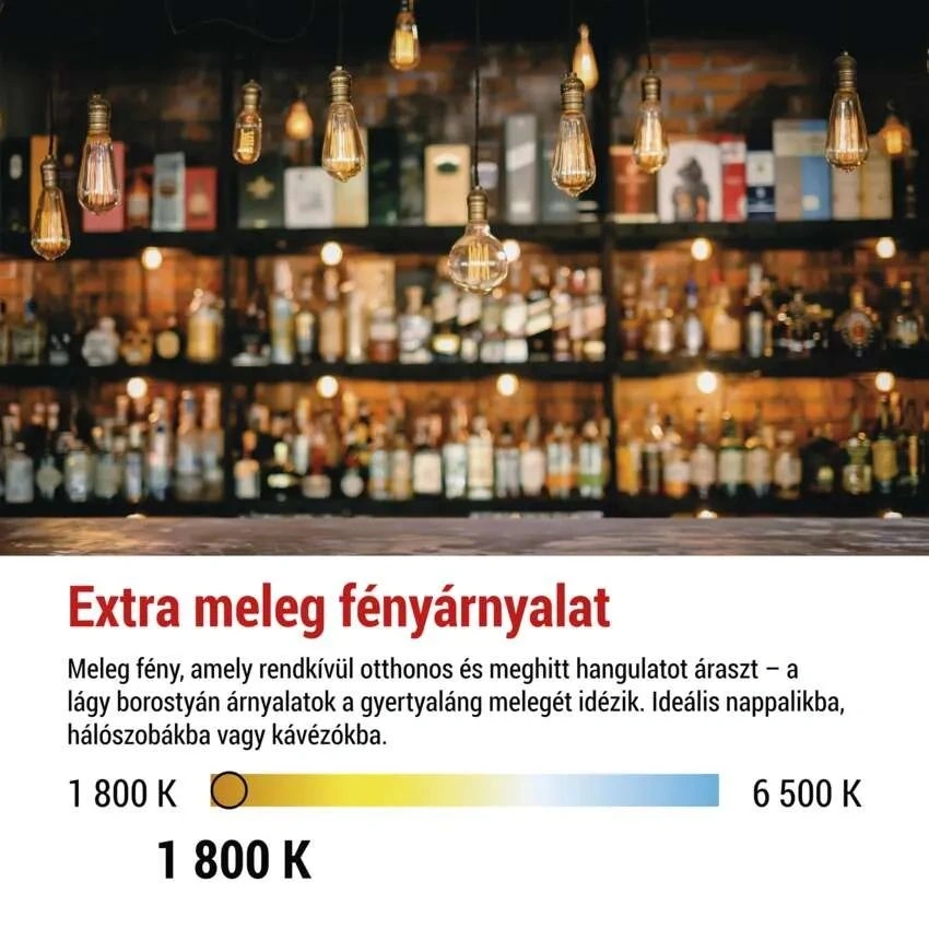 Emos Z59D01 EMOS LED DECO "DNA" S123 3.5W 14W 130lm E27 izzó