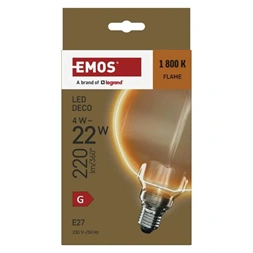 Emos Z5BO11 LED DECO "O-RING" G130OA 4W 22W 220lm E27 izzó