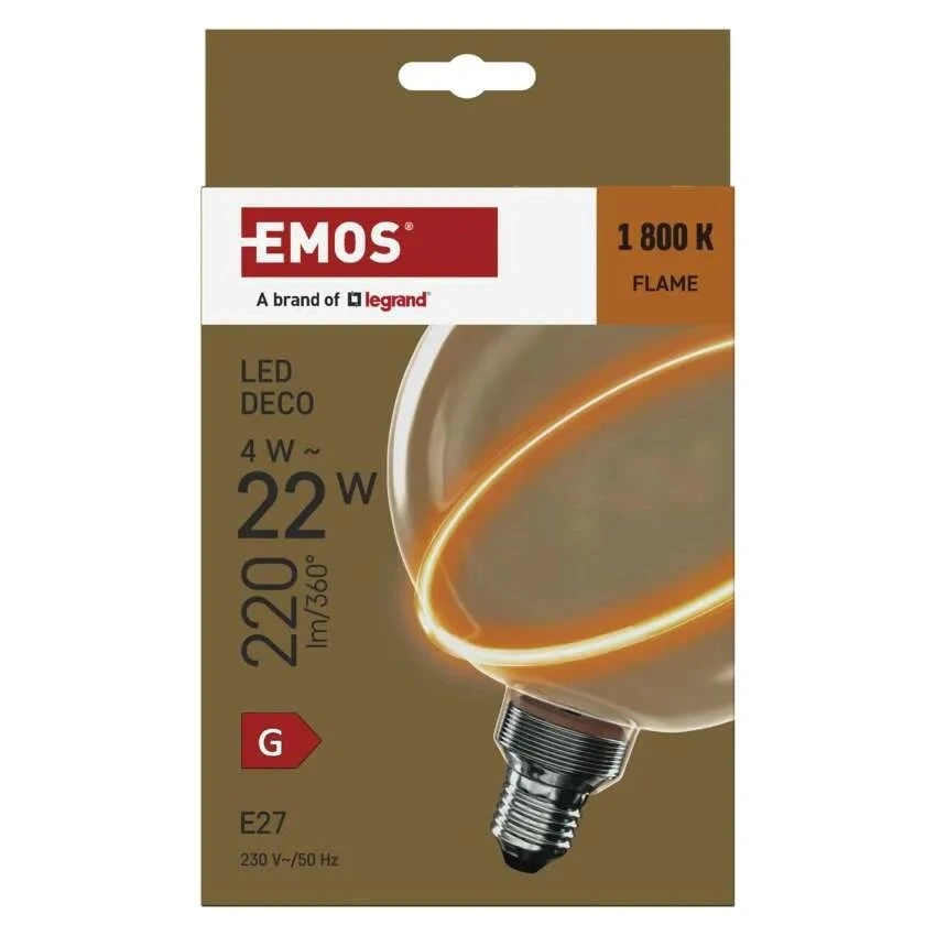 Emos Z5CS11 LED DECO "SATURN" G130SRA 4W 22W 220lm E27 izzó
