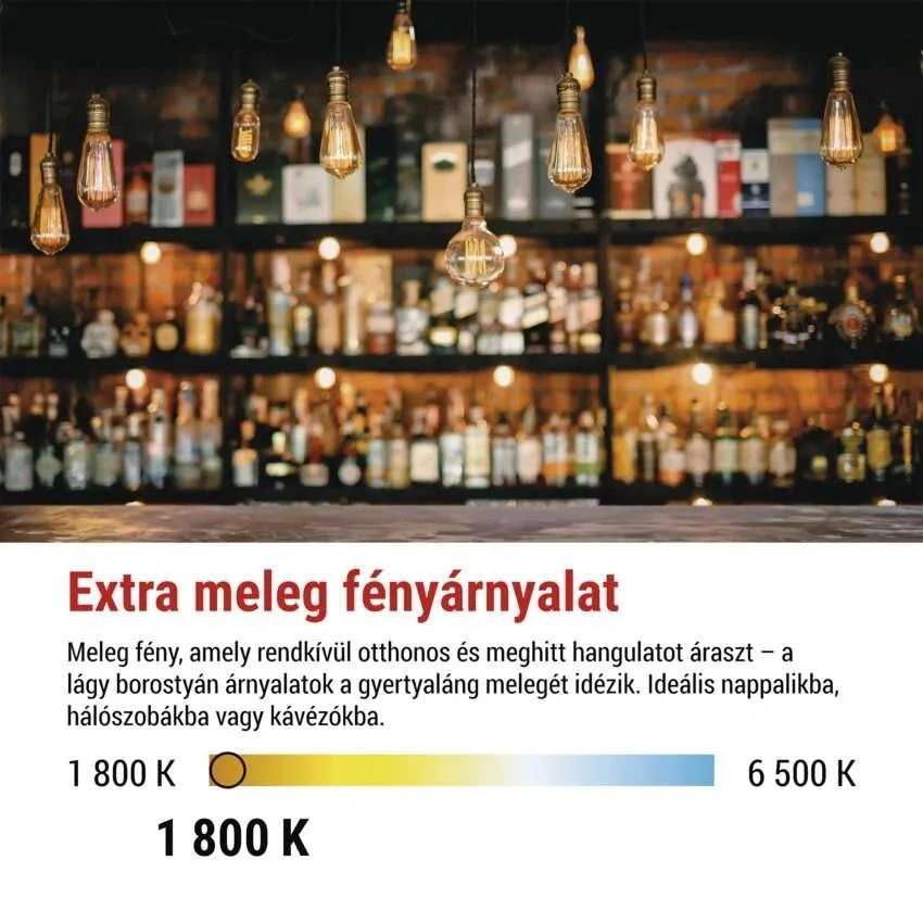 Emos Z5CS11 LED DECO "SATURN" G130SRA 4W 22W 220lm E27 izzó