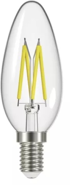 Emos Z74204 filament 6W 806lm E14 természetes fehér LED gyertya izzó