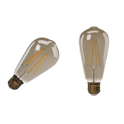 Emos Z74302 VINTAGE ST64 4W E27 meleg fehér+ LED izzó