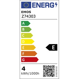 Emos Z74303 VINTAGE G125 4W E27 meleg fehér+ LED izzó