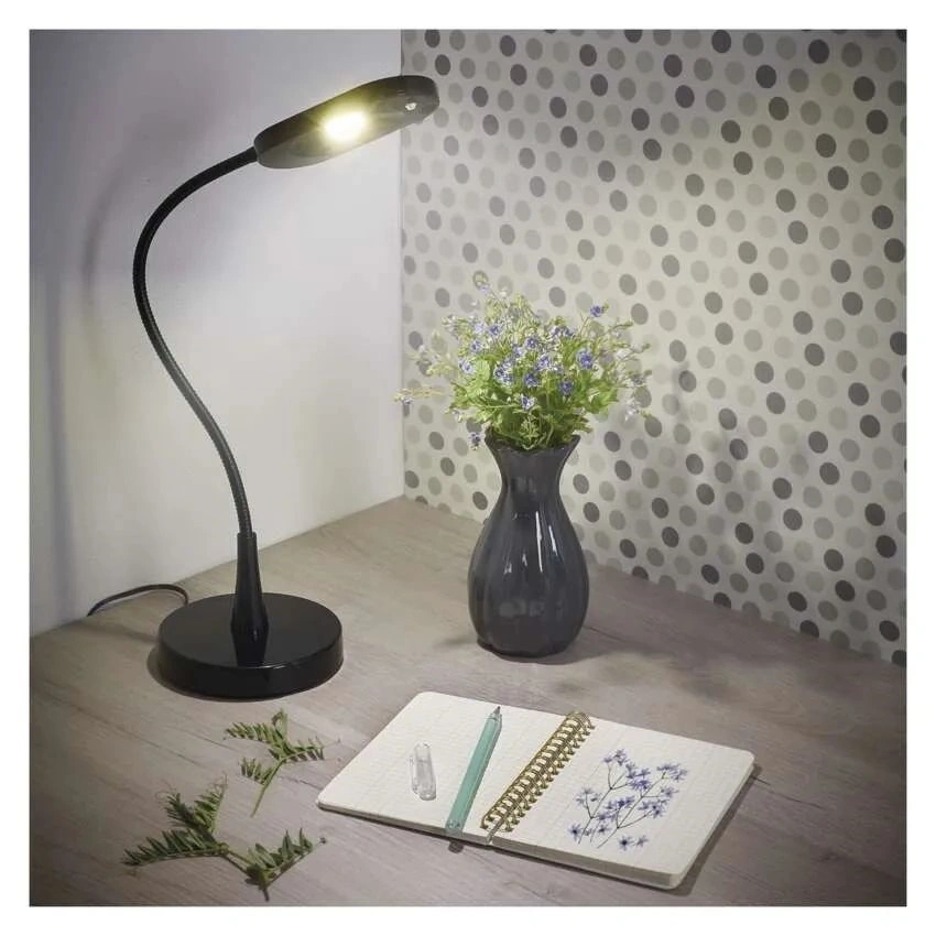 Emos Z7523B fekete LED asztali lámpa
