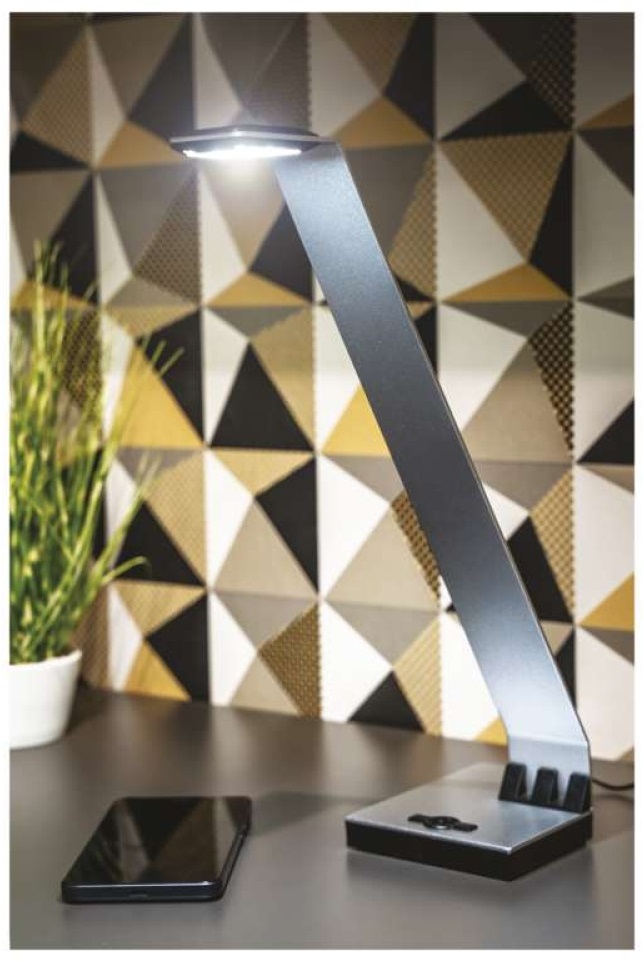 Emos Z7607S Alvin 200lm szabályozható ezüst LED asztali lámpa