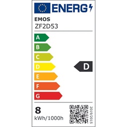Emos ZF2D53 E27/7,8 W (75 W)/1055 lm/természetes fehér filament G95/ LED izzó