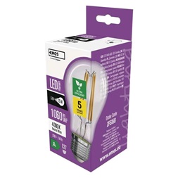 Emos ZF5158 E27/5 W (75 W)/1 060 lm/természetes fehér filament A60 A clasS LED izzó