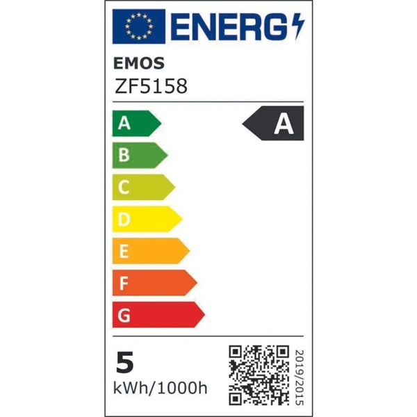 Emos ZF5158 E27/5 W (75 W)/1 060 lm/természetes fehér filament A60 A clasS LED izzó