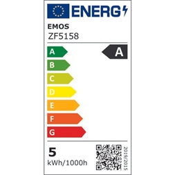 Emos ZF5158 E27/5 W (75 W)/1 060 lm/természetes fehér filament A60 A clasS LED izzó