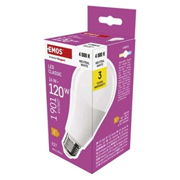 Emos ZQ5E73 A70 E27/16 W (120 W)/1901 lm/természetes fehér classic LED izzó