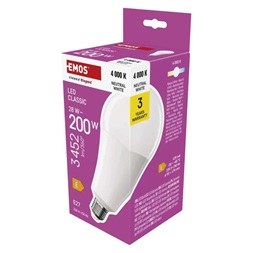 Emos ZQ5E93 A95 E27/28 W (200 W)/3452 lm/természetes fehér classic LED izzó