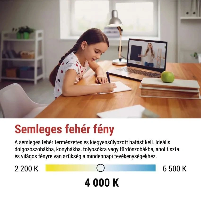 Emos ZQ9C43 classic JC 4,9W(60W)  806lumen G9 LED izzó