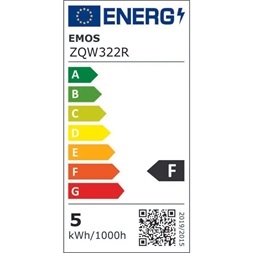 Emos ZQW322R GoSmart gyertya/4,8W(40W)/470lm/RGB/dimmelhető/Wi-Fi/E14 LED izzó