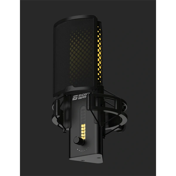 Endgame Gear XSTRM RGB kardioid kondenzátor USB fekete mikrofon