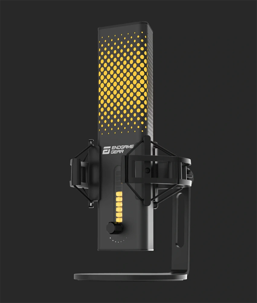 Endgame Gear XSTRM RGB kardioid kondenzátor USB fekete mikrofon