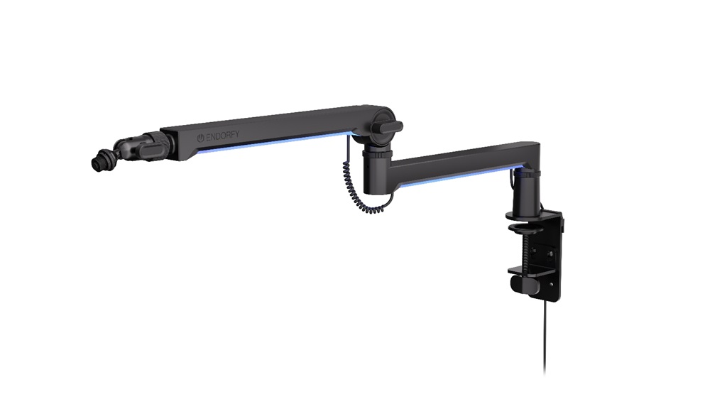 Endorfy Broadcast Low Profile RGB Boom Arm RGB fekete mikrofonállvány