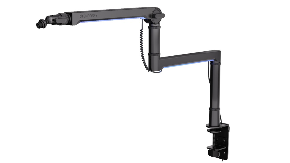 Endorfy Broadcast Low Profile RGB Boom Arm RGB fekete mikrofonállvány
