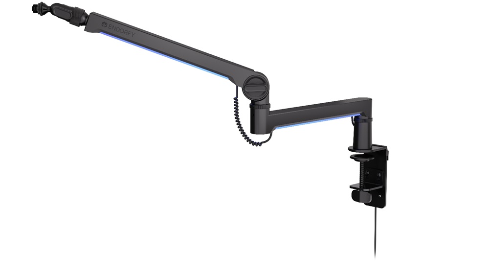 Endorfy Broadcast Low Profile RGB Boom Arm RGB fekete mikrofonállvány
