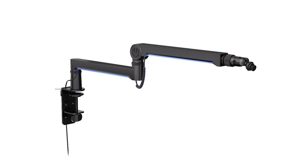 Endorfy Broadcast Low Profile RGB Boom Arm RGB fekete mikrofonállvány