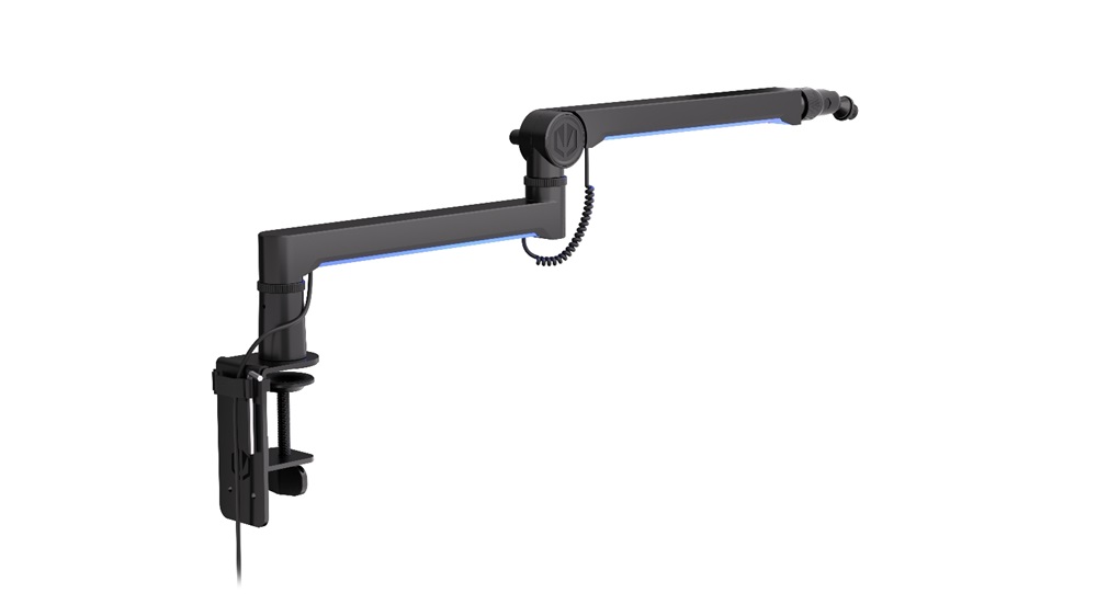 Endorfy Broadcast Low Profile RGB Boom Arm RGB fekete mikrofonállvány