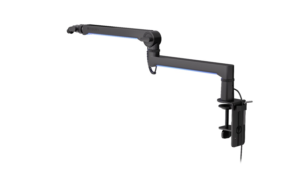 Endorfy Broadcast Low Profile RGB Boom Arm RGB fekete mikrofonállvány