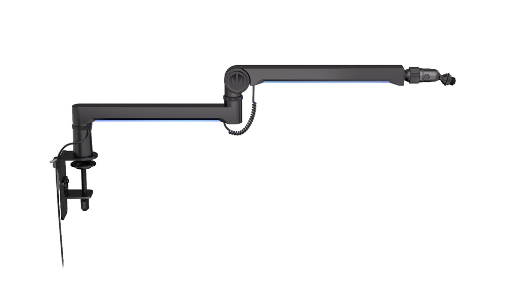 Endorfy Broadcast Low Profile RGB Boom Arm RGB fekete mikrofonállvány