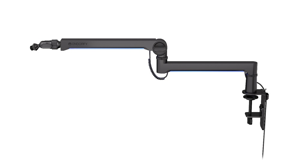 Endorfy Broadcast Low Profile RGB Boom Arm RGB fekete mikrofonállvány