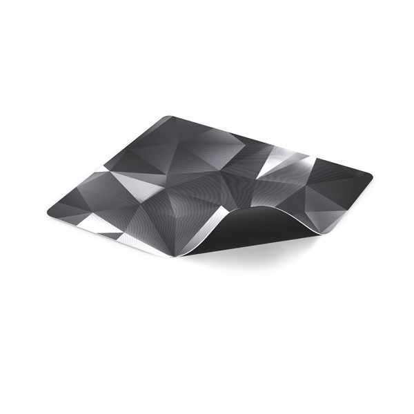 Endorfy Crystal Black L (400x450x3 mm, csúszásgátló, mintás) fekete egérpad