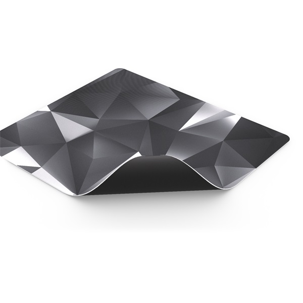 Endorfy Crystal Black L (400x450x3 mm, csúszásgátló, mintás) fekete egérpad