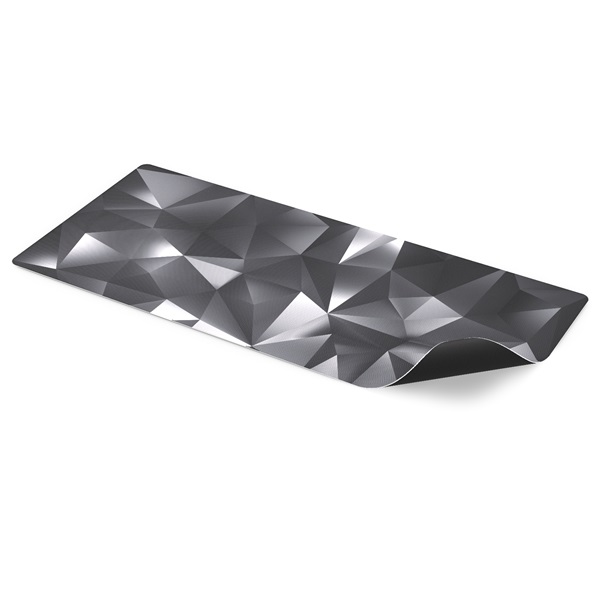 Endorfy Crystal Black XL (400x900x3 mm, csúszásgátló, mintás) fekete egérpad