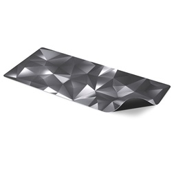 Endorfy Crystal Black XL (400x900x3 mm, csúszásgátló, mintás) fekete egérpad