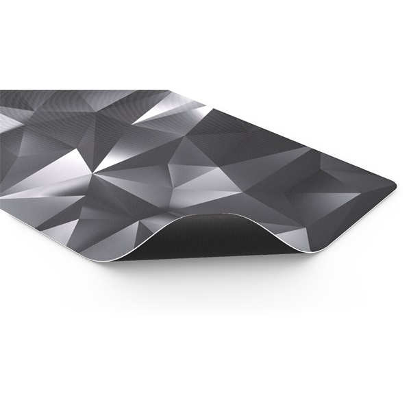 Endorfy Crystal Black XL (400x900x3 mm, csúszásgátló, mintás) fekete egérpad