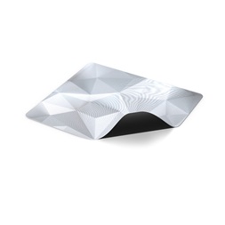Endorfy Crystal Onyx White L (400x450x3 mm, csúszásgátló, mintás) fehér egérpad