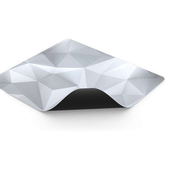 Endorfy Crystal Onyx White L (400x450x3 mm, csúszásgátló, mintás) fehér egérpad