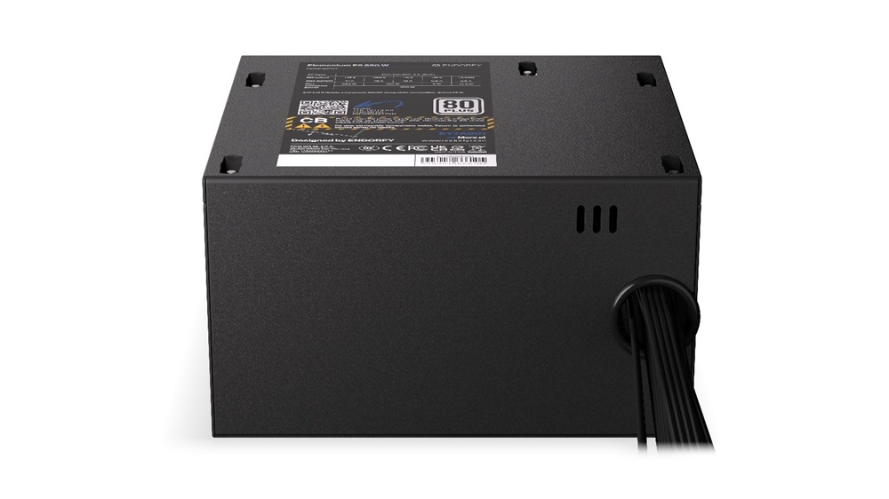 Endorfy Elementum E5 550W 80+ ventillátorral dobozos tápegység
