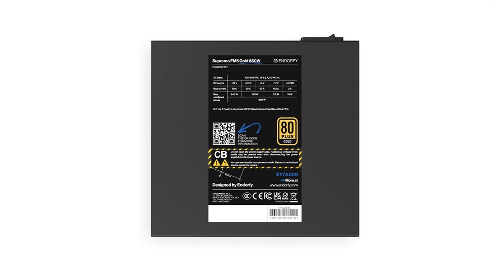 Endorfy Supremo FM5 Gold 850W tápegység